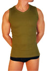 Jocko Van V-Neck Mens Muscle Tank Top -Closeout-Jocko-ABC Underwear