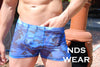 Julien's Sheer Blue Camo Boxer For Men-NDS WEAR-ABC Underwear