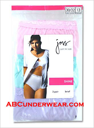 Just My Size Nylon Briefs Colors 3pack