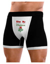 Kiss Me Under the Mistletoe Christmas Mens Boxer Brief Underwear-NDS Wear-ABC Underwear