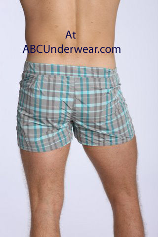 LASC Gray Swim Shorts