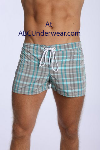 LASC Gray Swim Shorts