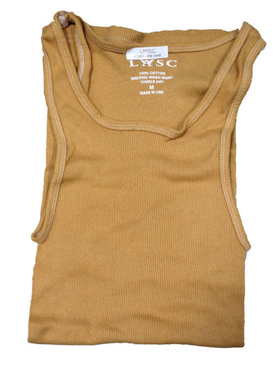 LASC Mens Ribbed Tank Top