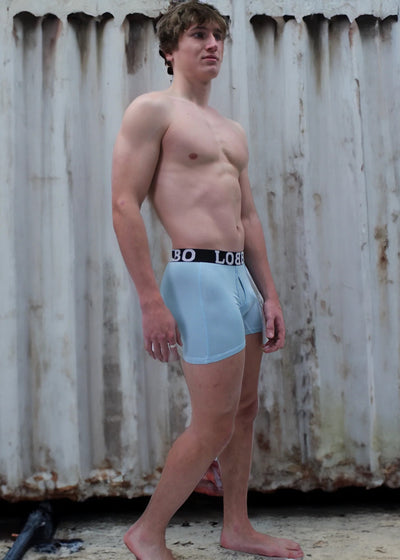 LOBBO Premium Men's Boxer Brief Underwear 2 Pack with Convenient Fly Feature