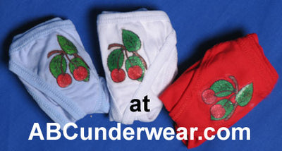 Ladies Cherries G-String 3 Pack Clearance-ABC Underwear-ABC Underwear
