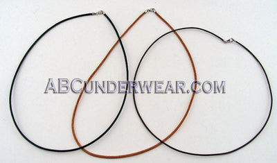 Leather Cord Necklace-Jocko-ABC Underwear