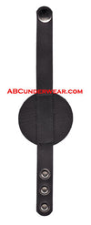 Leather Disc 3 Snap Bracelet C-ring-ABCunderwear.com-ABC Underwear