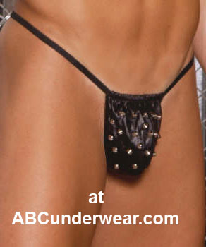 Leather Stud Pouch