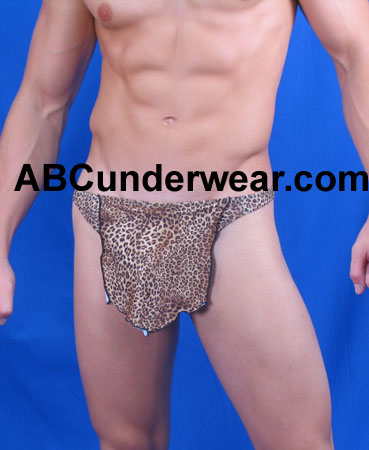 Leopard Print Jungle ManThong
