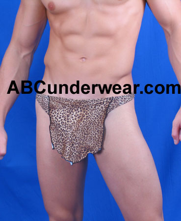 Leopard Print Jungle ManThong-ABC Underwear-ABC Underwear
