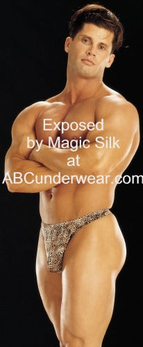 Leopard Print Thong - Limited Stock Clearance for Petite Sizes