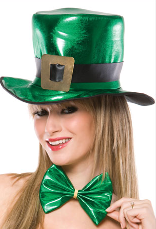 Lerechaun Hat and Bow Tie Set Unisex