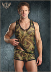 Limited Edition Camo Net Tank Top by Male Power - Clearance Sale-Male Power-ABC Underwear