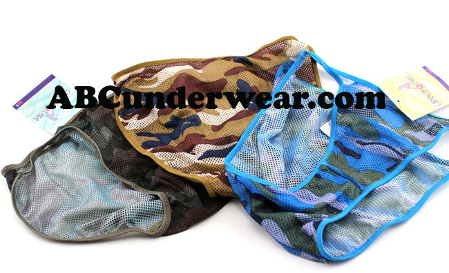Limited Stock: Camouflage Fishnet Panties - Final Clearance