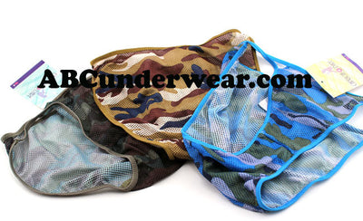 Limited Stock: Camouflage Fishnet Panties - Final Clearance