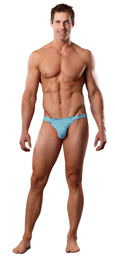 Limited Stock: Male Power Neon Lace Bong Thong - Exclusive Offer