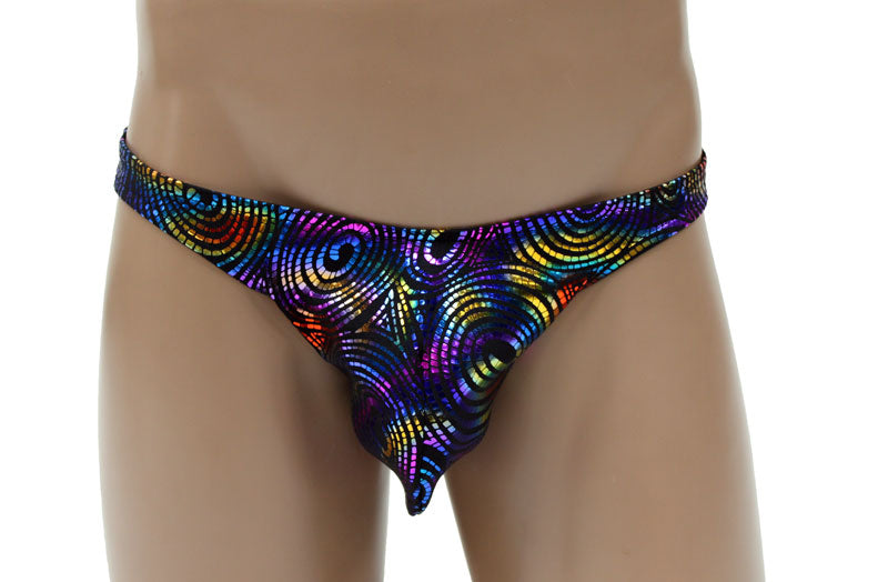 Limited Stock: Male Power Wonder Thong in Oil Slick - Exclusive Offer