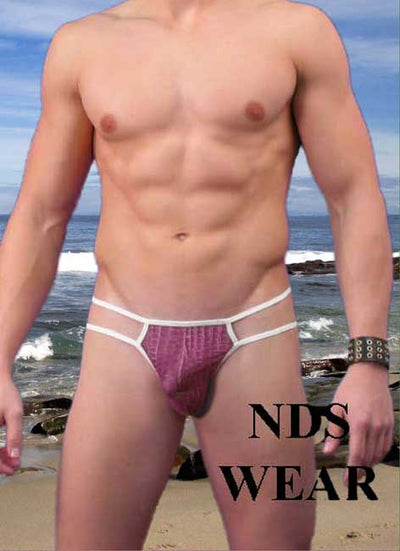 Limited Stock: Sheer Purple Brick Thong Clearance Sale-ABC Underwear-ABC Underwear