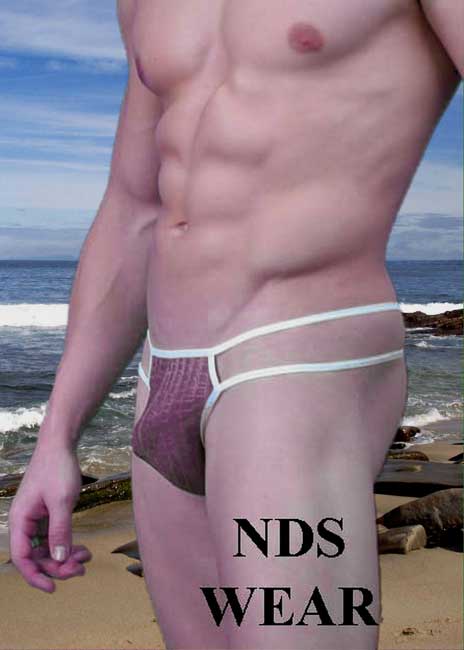 Limited Stock: Sheer Purple Brick Thong Clearance Sale