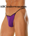Limited Time Offer: Yellow Micro Clip Thong - One Size - Clearance Sale-Male Power-ABC Underwear