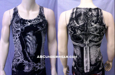 Lion Sword Mens Tank Top