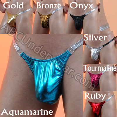 Luxurious High Shine Clip Thong for the Discerning Shopper - BLOWOUT SALE