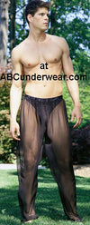 Luxurious Sheer Silk Lounge Pant-Magic Silk-ABC Underwear