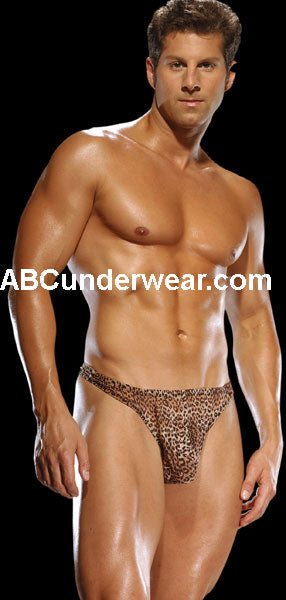 Luxurious Silk Jaguar Thong