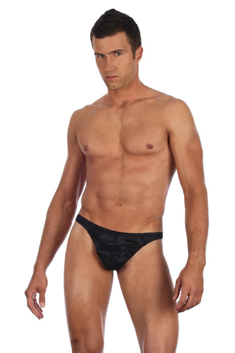 Shop the Gregg Silk Spandex Thong - Luxury Men's Pouch Front Thong