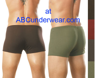 Male Power Ribbed Pouch Short - Closeout