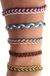 Meadow Braid Cotton Cord Bracelets-Village Gifts-ABC Underwear