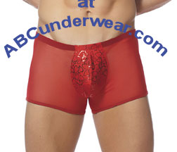 Men's 2 Tone Heart Shorts -Closeout