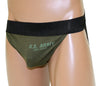 Mens Army Jockstrap Green -Closeout-Go Softwear-ABC Underwear