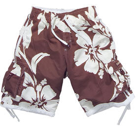 Men's Board Short with Floral Print