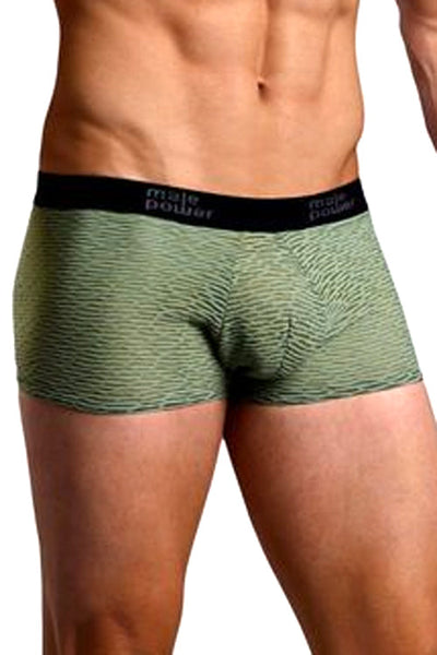 Mens Brazilian Artigo Trunk Short Underwear - Olive Green -Clearance-Male Power-ABC Underwear