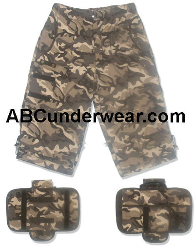 Men's Camouflage Capri Pant-ABC Underwear-ABC Underwear