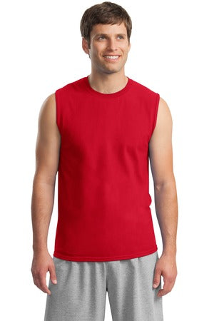 Mens Cotton Muscle Shirt-Gildan-ABC Underwear
