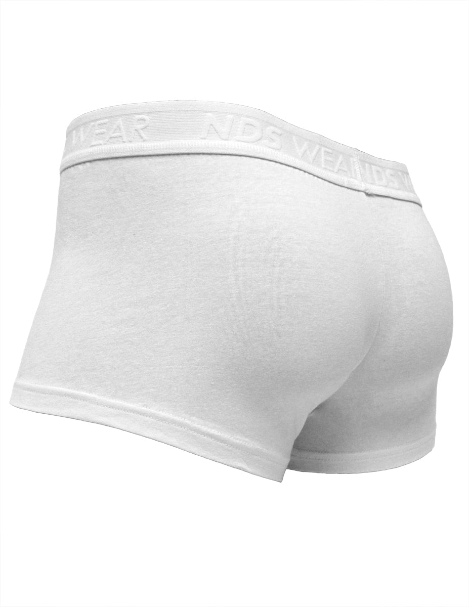 Mens Cotton Pouch Trunk Underwear - White - BLOWOUT SALE!