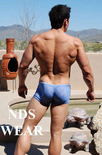 Mens Denim Midcut Swimsuit -Cleareance