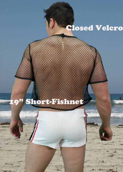 Mens Fishnet Shirt 2 Lengths