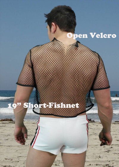 Mens Fishnet Shirt 2 Lengths