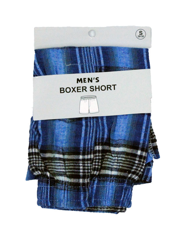 Mens Flannel Boxer Shorts -Closeout
