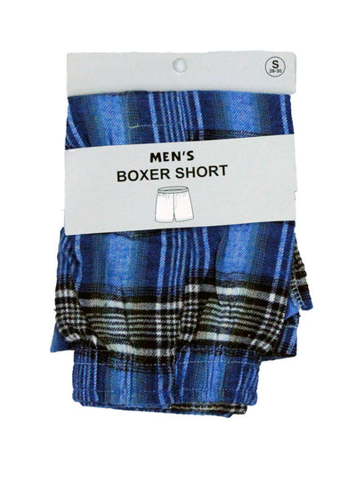 Mens Flannel Boxer Shorts -Closeout