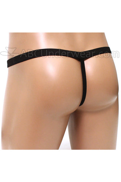 Mens Leopard Silk Loincloth G-String