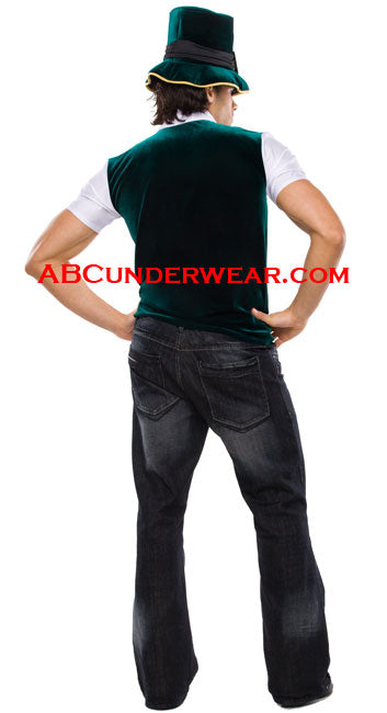 Mens Leprechaun Lad Costume -Closeout