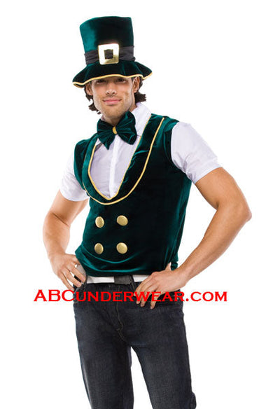 Mens Leprechaun Lad Costume -Closeout