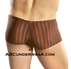 Mens Mini Short - Shadow Stripe -Closeout-Male Power-ABC Underwear