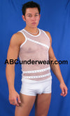 Men's Net Muscle Shirt-ABC Underwear-ABC Underwear