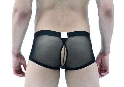 Mens Open Back Sheer Trunk Underwear-NEPTIO-ABC Underwear