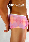 Men's Pink Diamond Short-ABCunderwear.com-ABC Underwear
